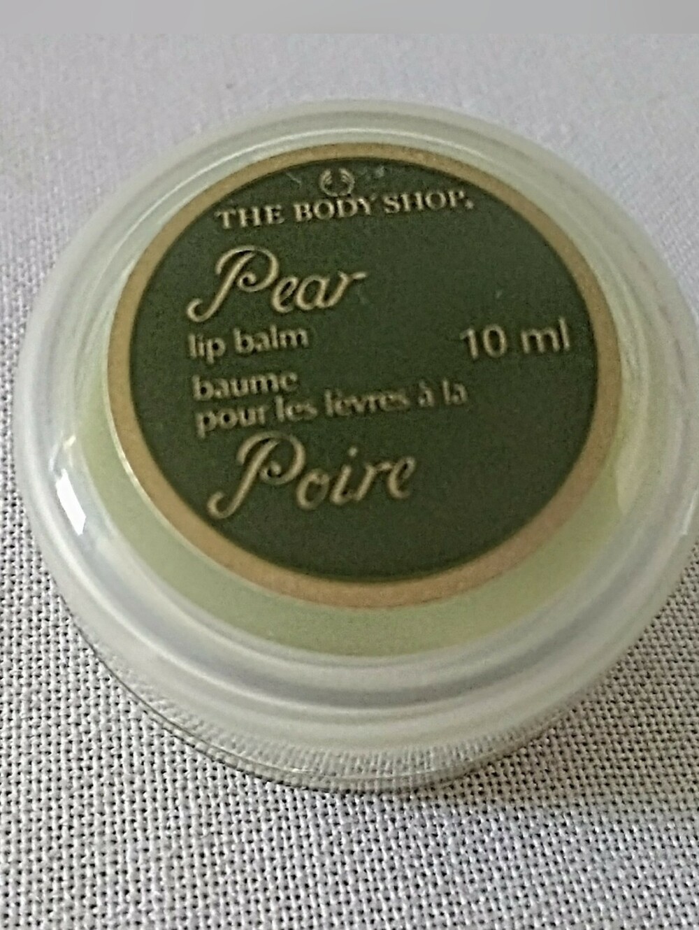 Body Shop Lip Balm in Pear